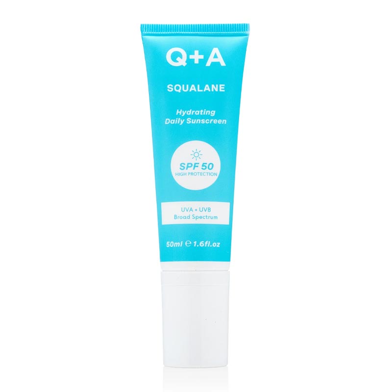 Squalane Hydrating Face Sunscreen SPF 50 by Q + A