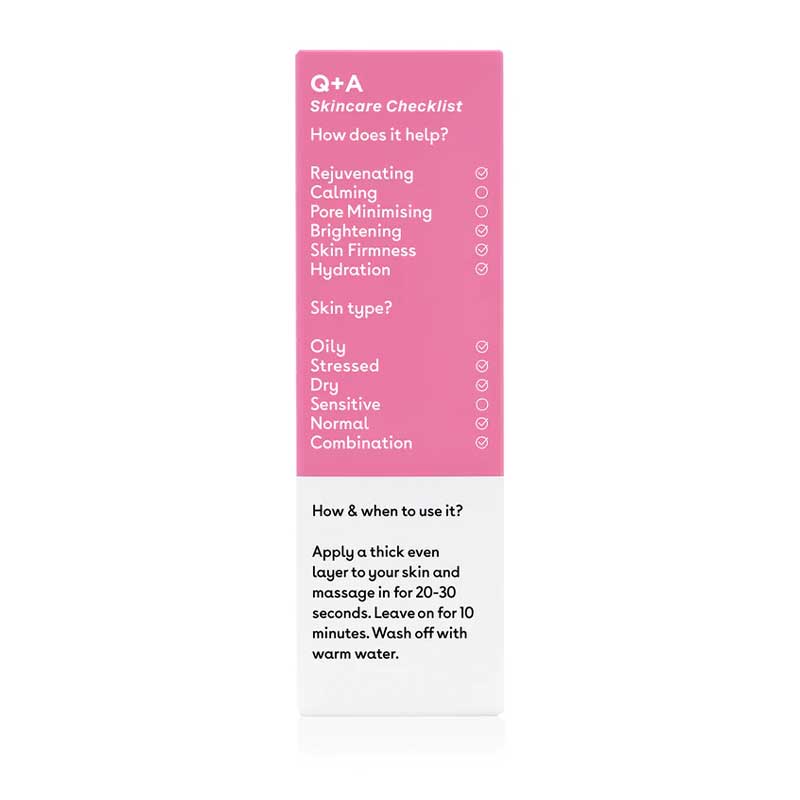 Q+A Vitamin A.C.E Warming Gel Mask 50ml