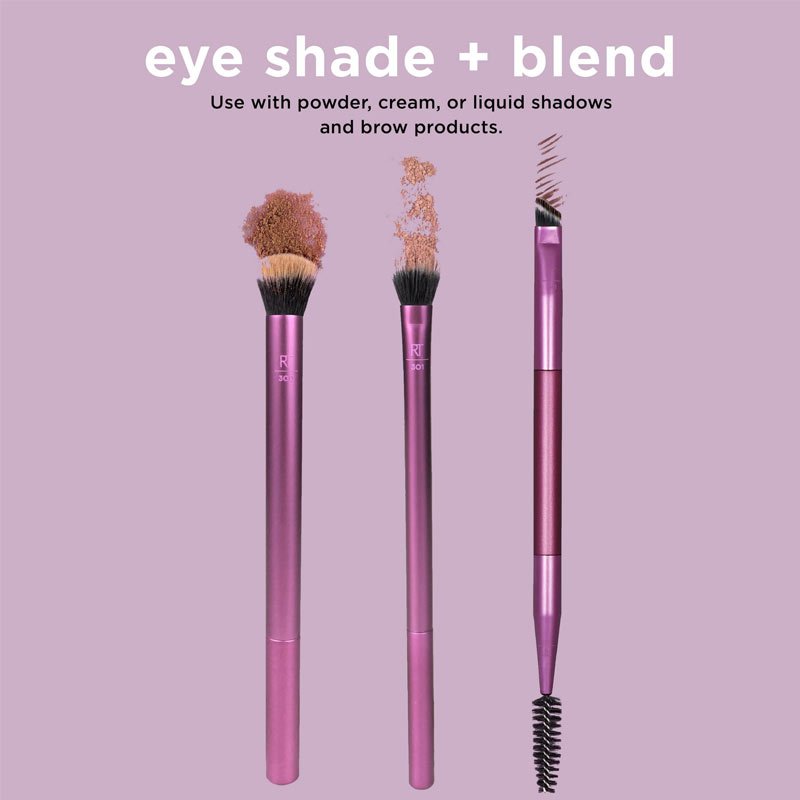 Eye Shade And Blend Brush Trio by Real Techniques