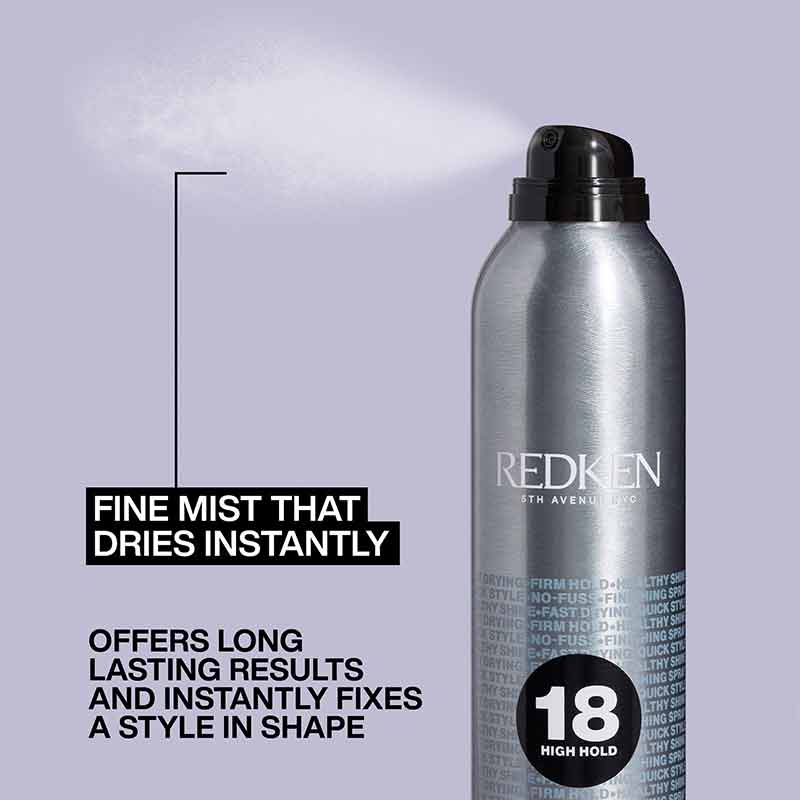 18 Quick Dry Hairspray For Strong Hold by Redken