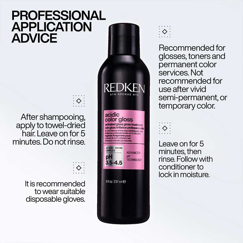 Acidic Color Gloss Activated Glass Gloss Treatment by Redken