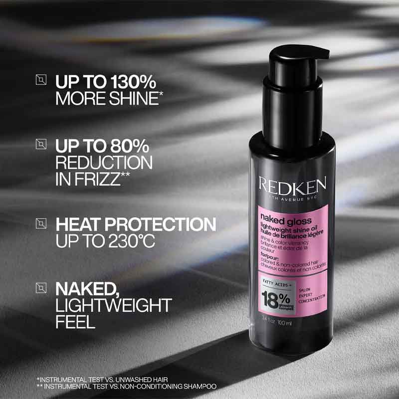 Acidic Color Gloss Naked Gloss Lightweight Shine Hair Oil by Redken