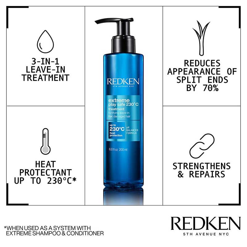 Extreme Play Safe 230 Heat Protectant Treatment by Redken