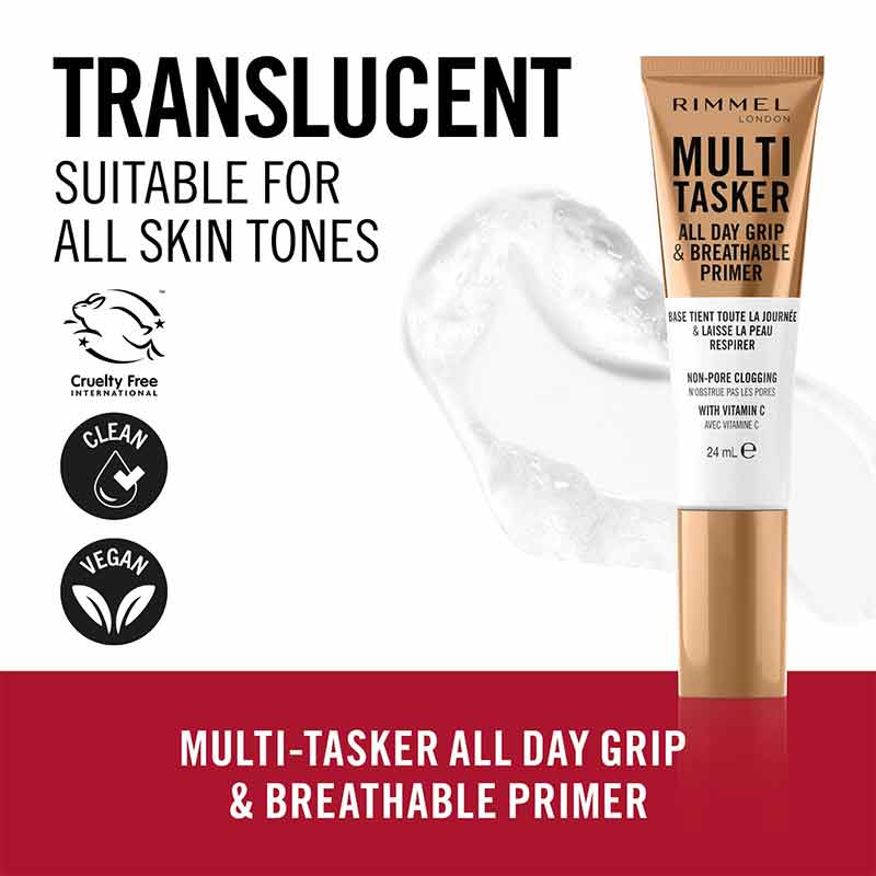 Multi Tasker All Day Grip & Breathable Primer by Rimmel London