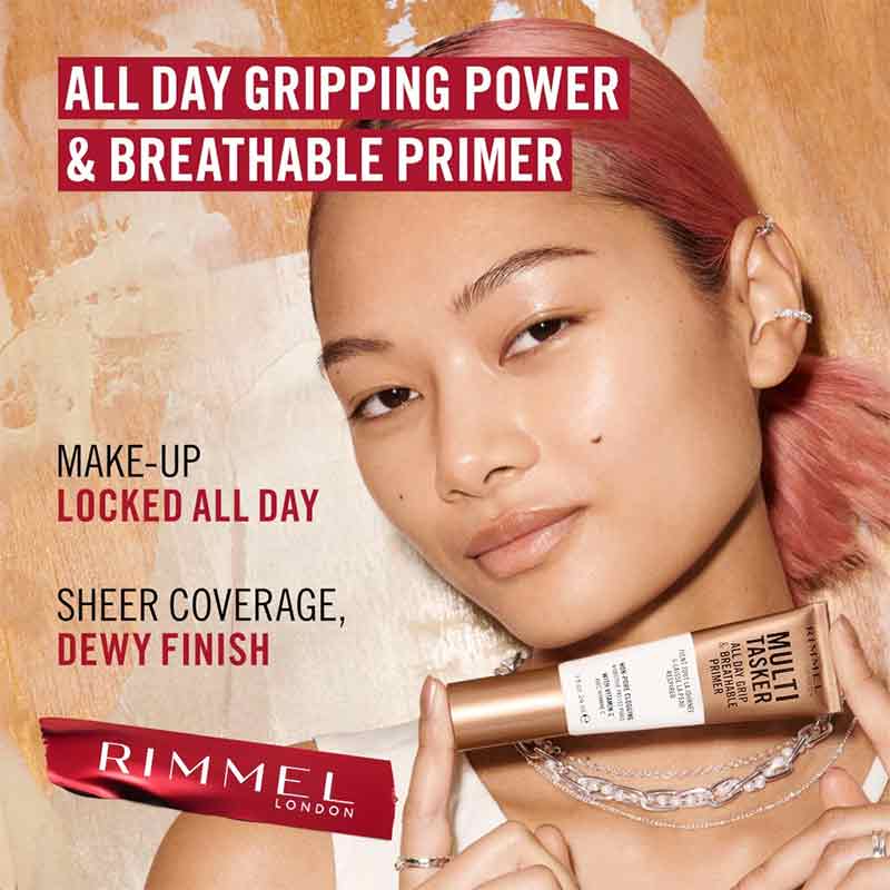 Multi Tasker All Day Grip & Breathable Primer by Rimmel London