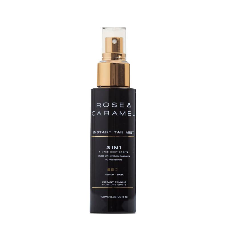 Instant Tan Mist 3 In 1 Tinted Body Spritz 200ml by Rose & Caramel
