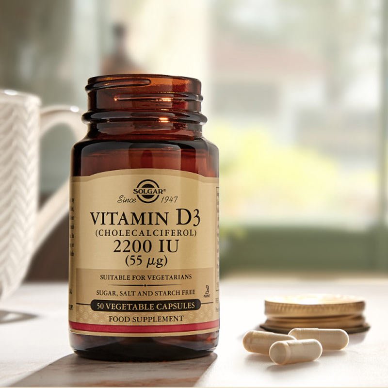 Vitamin D3 2200 IU Capsules by Solgar