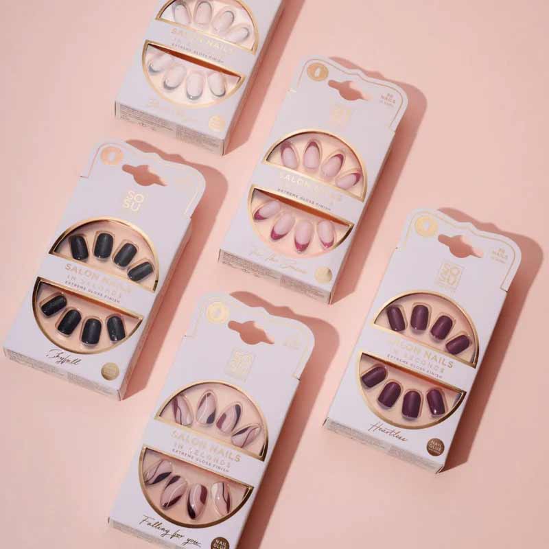 Mocha Latte False Nails