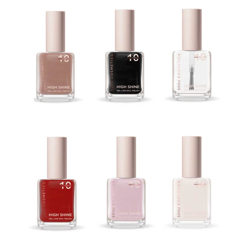 High Shine Gel-Like Nail Polish by SOSU Cosmetics
