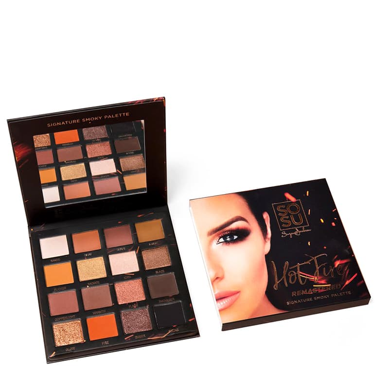 Hot Fire Remastered Eyeshadow Palette by SOSU Cosmetics
