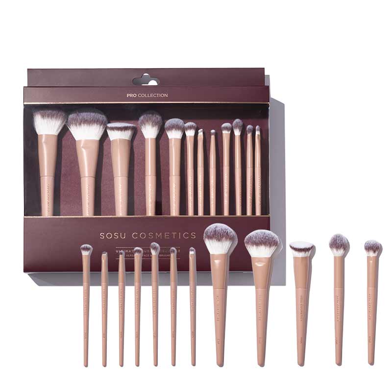 Ultimate Makeup Brush Essentials Gift Set by SOSU Cosmetics