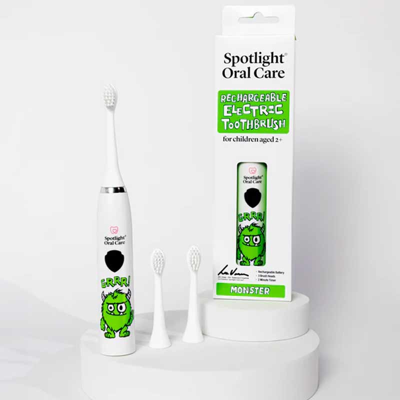 Electric Toothbrush for Kids Monster by Spotlight Oral Care