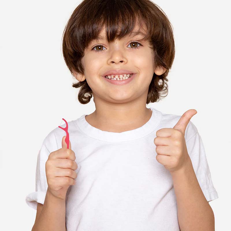 Floss Picks For Children by Spotlight Oral Care
