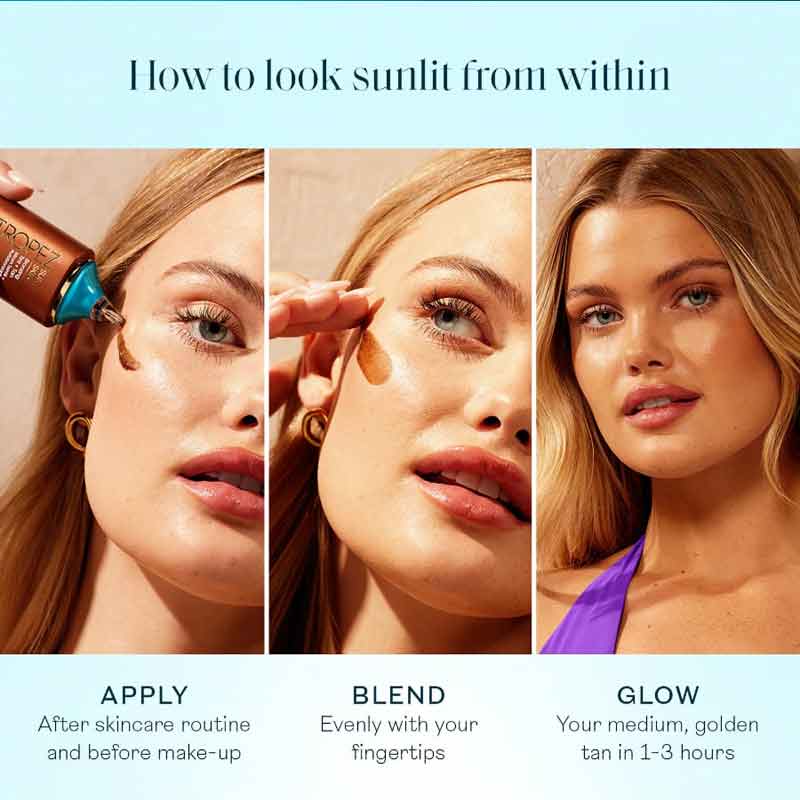 Express Sunlit Skin Face Bronzing Tint & Tan by St. Tropez
