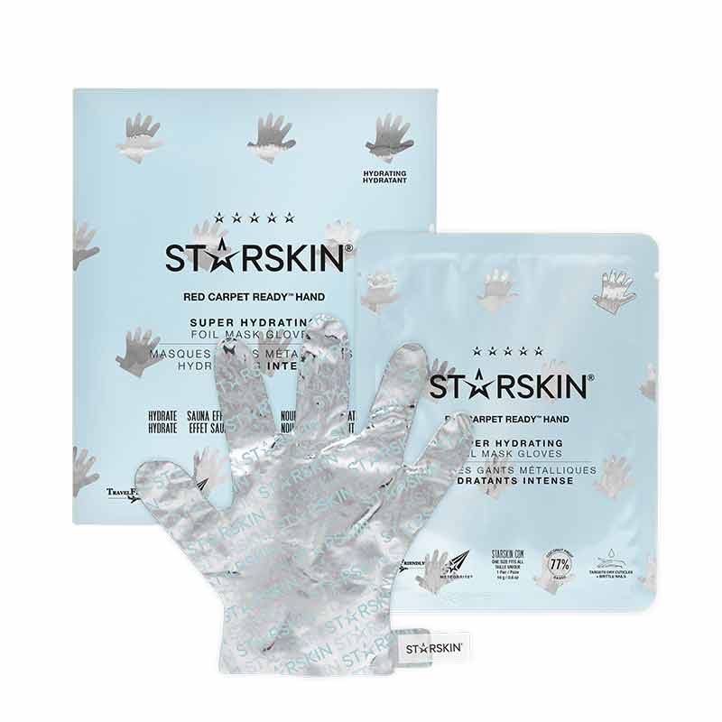Red Carpet Ready Hand Super Hydrating Foil Mask Gloves by STARSKIN