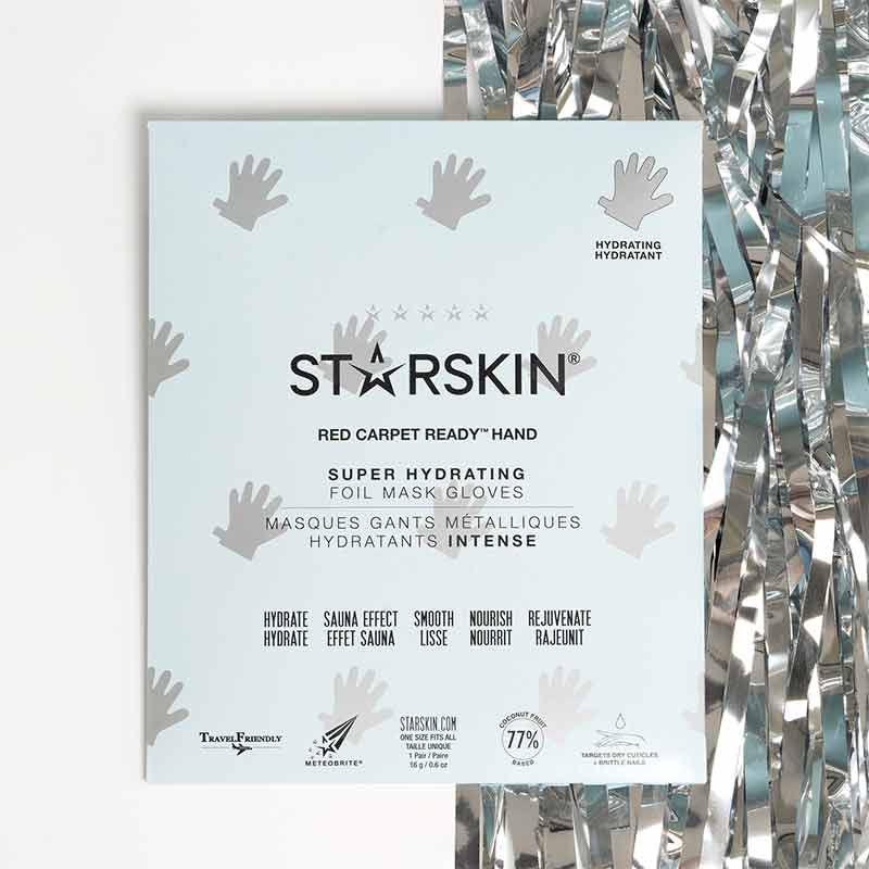 Red Carpet Ready Hand Super Hydrating Foil Mask Gloves by STARSKIN