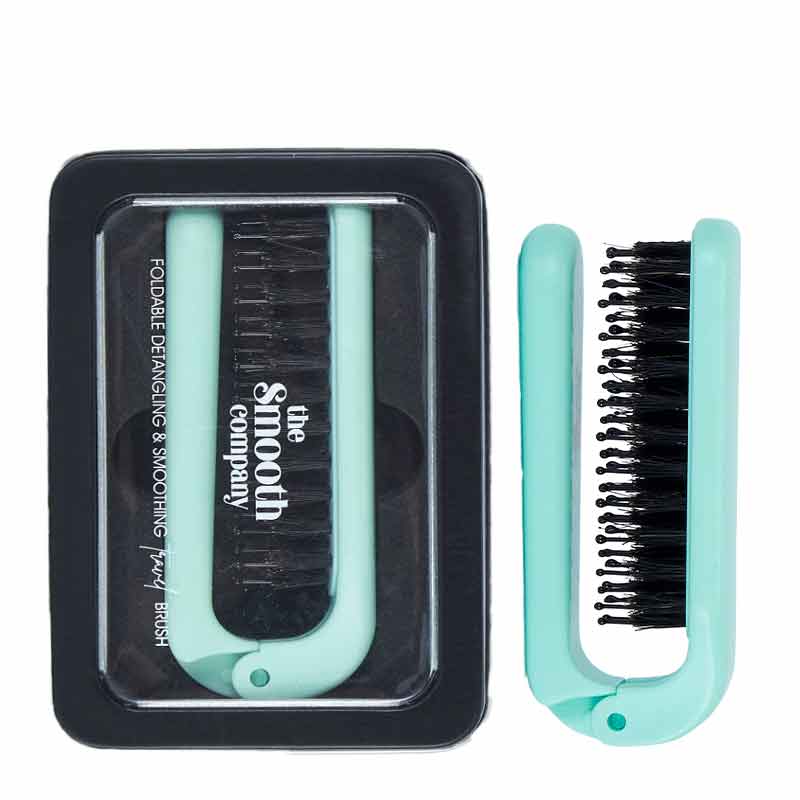 Foldable Smoothing Travel Hairbrush by The Smooth Company