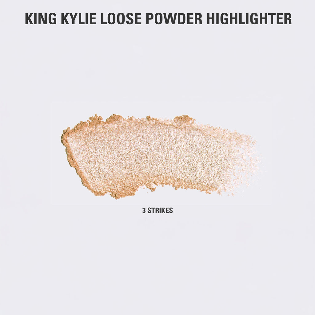 King Kylie Loose Powder Highlighter + Brush Duo