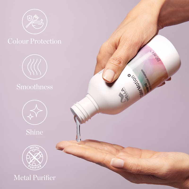Colour Motion Home & Away Shampoo, Conditioner + Free Travel Shampoo by Wella Professionals